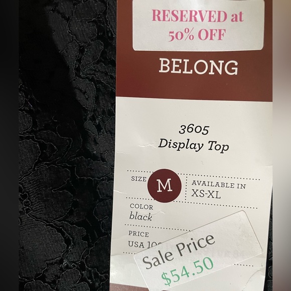 NWT, CAbi, Lace Top - Picture 2 of 5